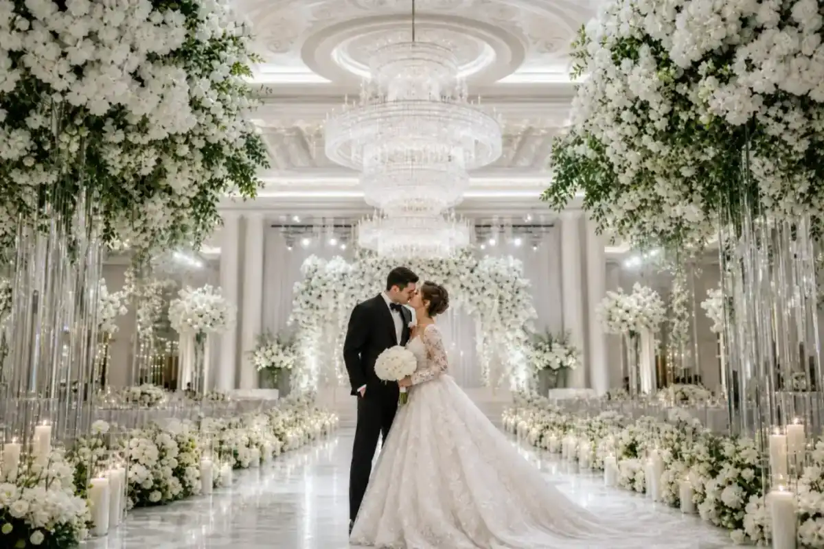 Luxury wedding celebration